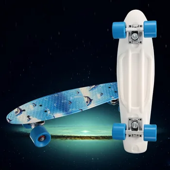 22*06 inch PP skateboard fish skate board banana board mini cruiser long skateboard four-wheel street longboard 3Style
22*06 inch PP skateboard fish skate board banana board mini cruiser long skateboard four-wheel street longboard 3Style