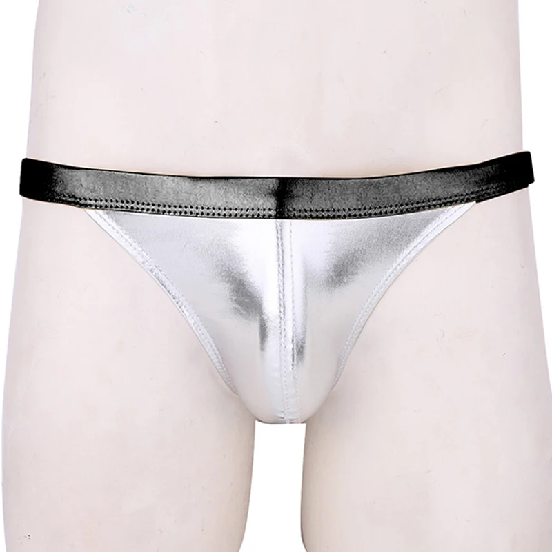 Men Pouch Pearl Thong Light PU Leather Men Panties Tanga Sexy Underwear Polyester Thongs Jockstrap MensThong G String Underpants
Men Pouch Pearl Thong Light PU Leather Men Panties Tanga Sexy Underwear Polyester Thongs Jockstrap MensThong G String Underpants