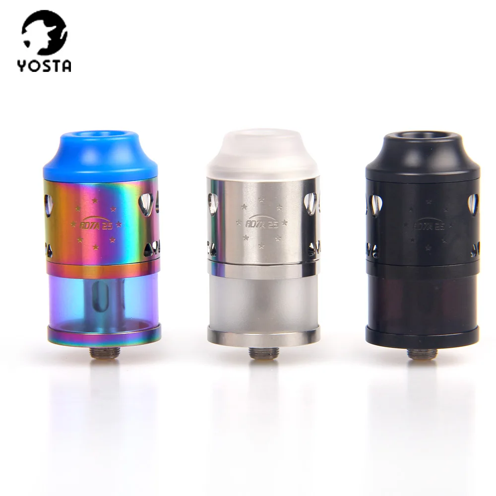 Original YOSTA IGVI RDTA 25 Atomizer 4ml with 810 drip tip Enhanced Airflow System Huge Vape tank for RDA Electronic Cigarette
Original YOSTA IGVI RDTA 25 Atomizer 4ml with 810 drip tip Enhanced Airflow System Huge Vape tank for RDA Electronic Cigarette