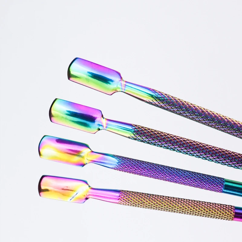 Rainbow Stainless Steel Nail Cuticle Pusher Tweezer UV Gel Polish Dead Skin Push Remover Nail File Manicure Art Tool
Rainbow Stainless Steel Nail Cuticle Pusher Tweezer UV Gel Polish Dead Skin Push Remover Nail File Manicure Art Tool