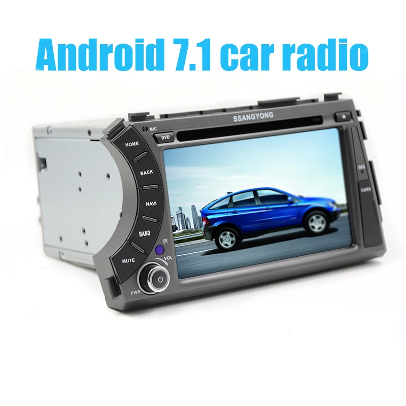 7" 2 din Android 6.0 car dvd gps quad core stereo for ssangyong Kyron Actyon 4G Wifi BT support dvr OBD2 1024x600,russian
7" 2 din Android 6.0 car dvd gps quad core stereo for ssangyong Kyron Actyon 4G Wifi BT support dvr OBD2 1024x600,russian