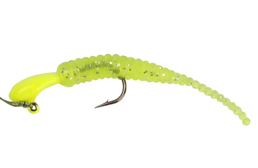 RoseWood New Freshwater Fishing Lures Kit 1.1g Micro Lead Head Hooks Soft Artificial Worm Baits Sea Bass Carp Fishing Jig Group (7)