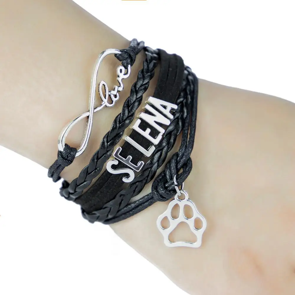 SELENA Woven Bracelet Personalized name weaving bracelet for Dropshipping ctsl0003
SELENA Woven Bracelet Personalized name weaving bracelet for Dropshipping ctsl0003