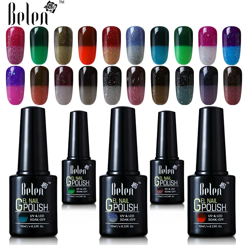 Belen 100 Colors Thermal Change Gel Nail Polish UV LED Semi Permanent GelLak Thermo Varnish Gelpolish Long Lasting Chameleon Gel
Belen 100 Colors Thermal Change Gel Nail Polish UV LED Semi Permanent GelLak Thermo Varnish Gelpolish Long Lasting Chameleon Gel