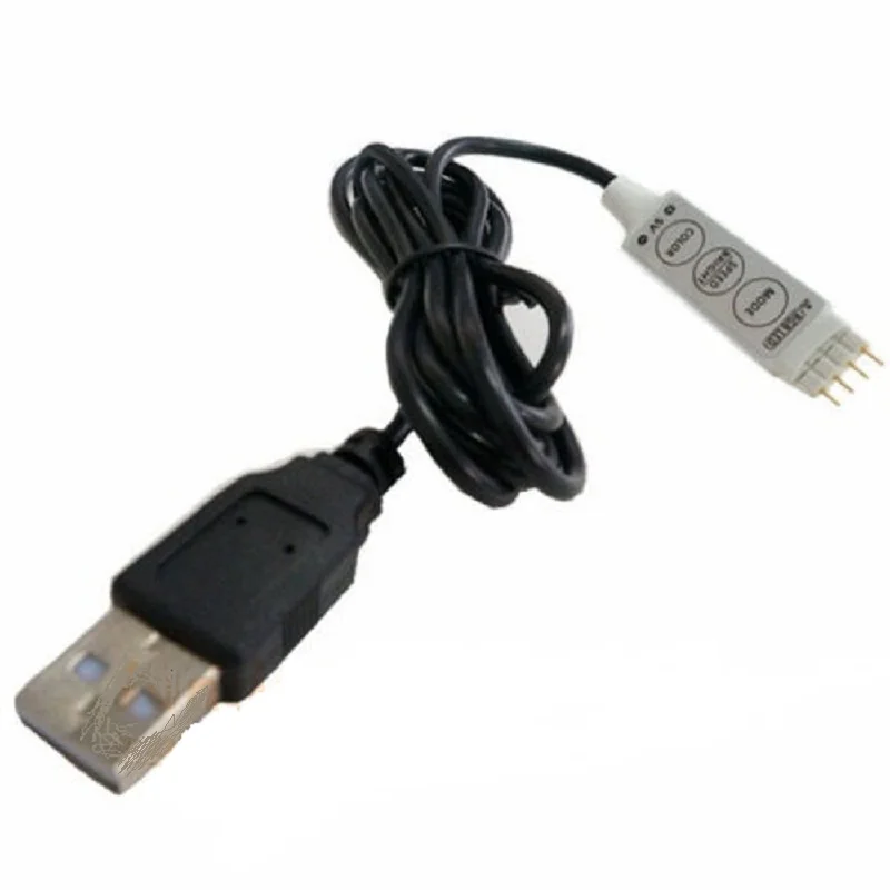 LED Mini Controller with 5V USB Cable for 5050 3528 RGB Led Stirp light to PC TV Tab
LED Mini Controller with 5V USB Cable for 5050 3528 RGB Led Stirp light to PC TV Tab