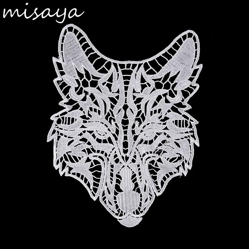 Misaya Wolf Style Embroidery Lace Handmade Colthes Patch, 100% Polyester DIY Manual Animal Shape Sewing Supplies Lace Trim Craft
Misaya Wolf Style Embroidery Lace Handmade Colthes Patch, 100% Polyester DIY Manual Animal Shape Sewing Supplies Lace Trim Craft