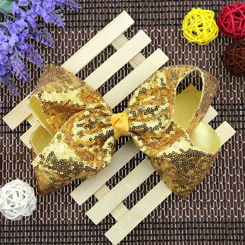 David accessories 1piece Shiny sequins ribbon Large Hair Bows Clip Handmade By Tape Barrettes,1Yc3118
David accessories 1piece Shiny sequins ribbon Large Hair Bows Clip Handmade By Tape Barrettes,1Yc3118