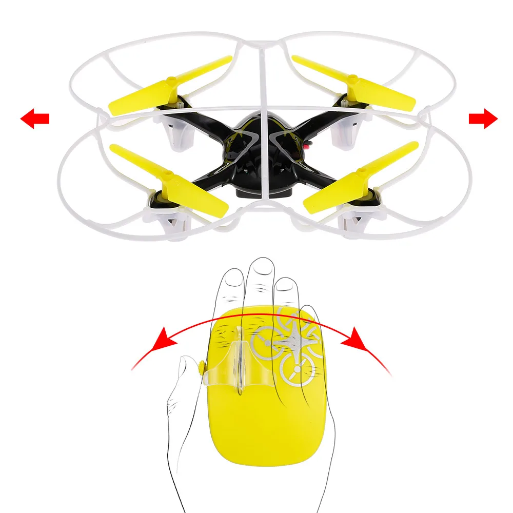 2.4GHz Remote Control One-key Motion Controlling Drone TB-802 RC Quadcopter with 360 Flip Function Hand Sense Helicopter
2.4GHz Remote Control One-key Motion Controlling Drone TB-802 RC Quadcopter with 360 Flip Function Hand Sense Helicopter