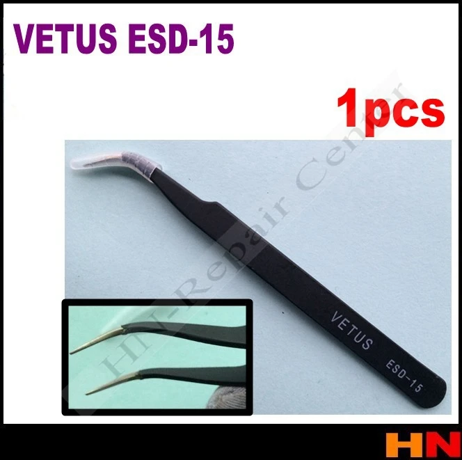 1pcs Vetus ESD 15 ESD-15 BGA Anti-Static Tools Tweezers MAINTENANCE TOOLS SET