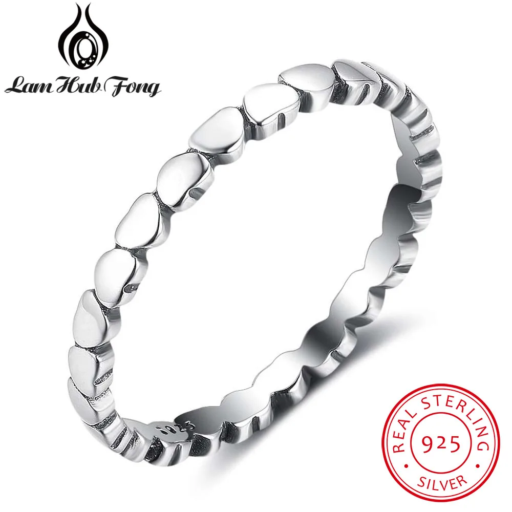 Genuine 100% 925 Sterling Silver Stackable Rings Forever Love Heart Finger Ring Birthday Gift For Girl friend (Lam Hub Fong)
Genuine 100% 925 Sterling Silver Stackable Rings Forever Love Heart Finger Ring Birthday Gift For Girl friend (Lam Hub Fong)
