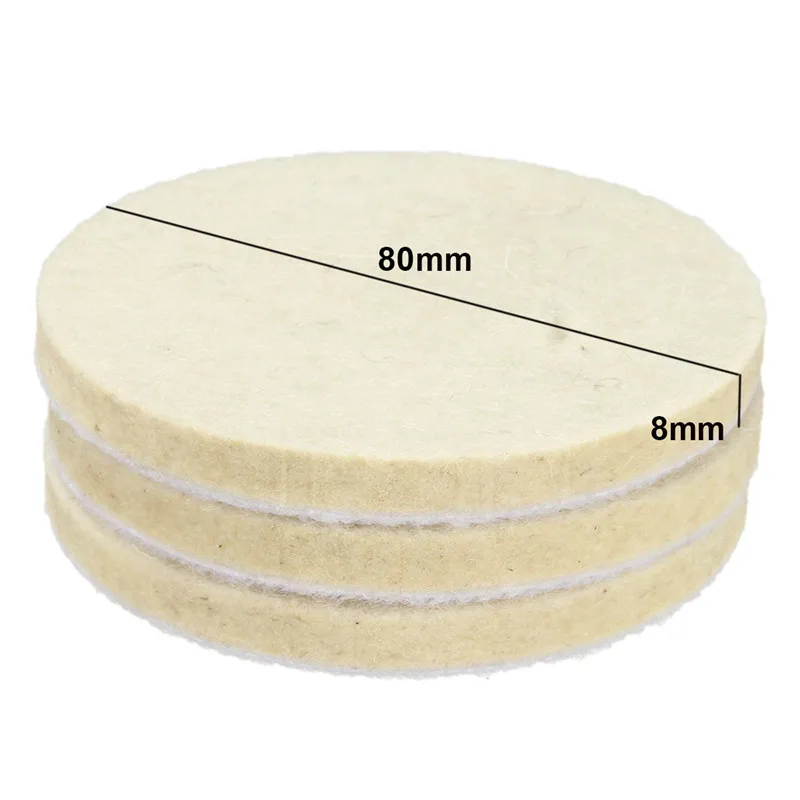 3pcs 75mm White Wool Polishing Pads For Variety Of Plane Polishing For Metal And Nonmetal Durable Quality
3pcs 75mm White Wool Polishing Pads For Variety Of Plane Polishing For Metal And Nonmetal Durable Quality