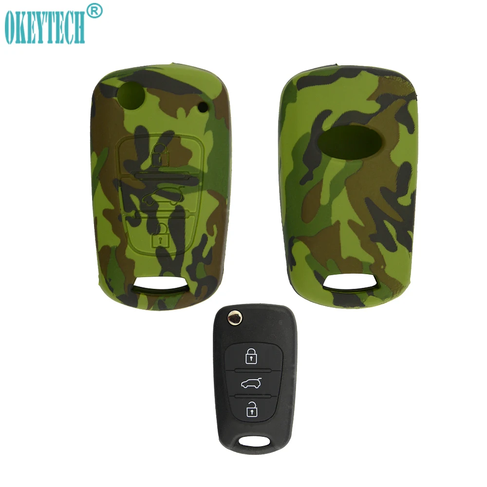OkeyTech Replacement Soft Silicone Car Flip Key Case Cover 3 Button For Kia K2 K5 Sportag Flip Key For Hyundai Elantra I30 IX35
OkeyTech Replacement Soft Silicone Car Flip Key Case Cover 3 Button For Kia K2 K5 Sportag Flip Key For Hyundai Elantra I30 IX35