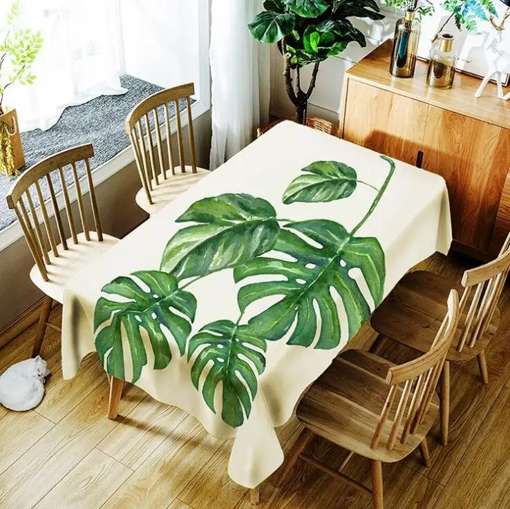 Tropical Jungle Palm Green Leaves Monstera Cotton Linen Table Cover Rectangular Multi Functional Table Cloth For Outdoor Home
Tropical Jungle Palm Green Leaves Monstera Cotton Linen Table Cover Rectangular Multi Functional Table Cloth For Outdoor Home