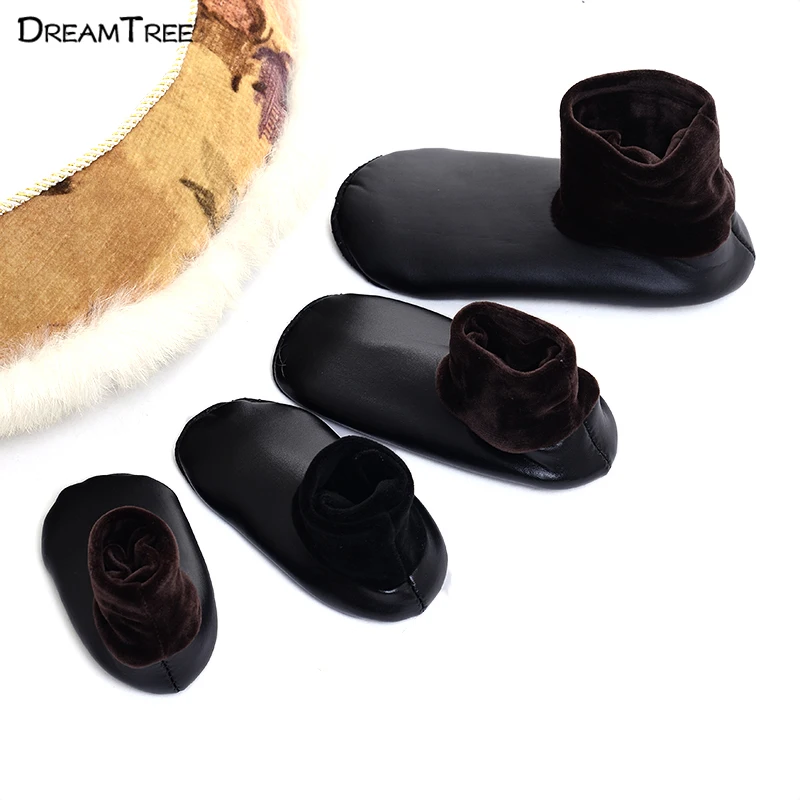 Image 2017 New Design Boots Socks Men And Women Wear Socks Warm And Middle Ankle Slipper Socks Leather Socks