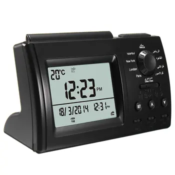 Automatic Digital Clock Muslim Prayer Alarm Clock Islamic Azan Muslim Prayer Alarm for Desktop Table Azan Sound LED Clock
Automatic Digital Clock Muslim Prayer Alarm Clock Islamic Azan Muslim Prayer Alarm for Desktop Table Azan Sound LED Clock