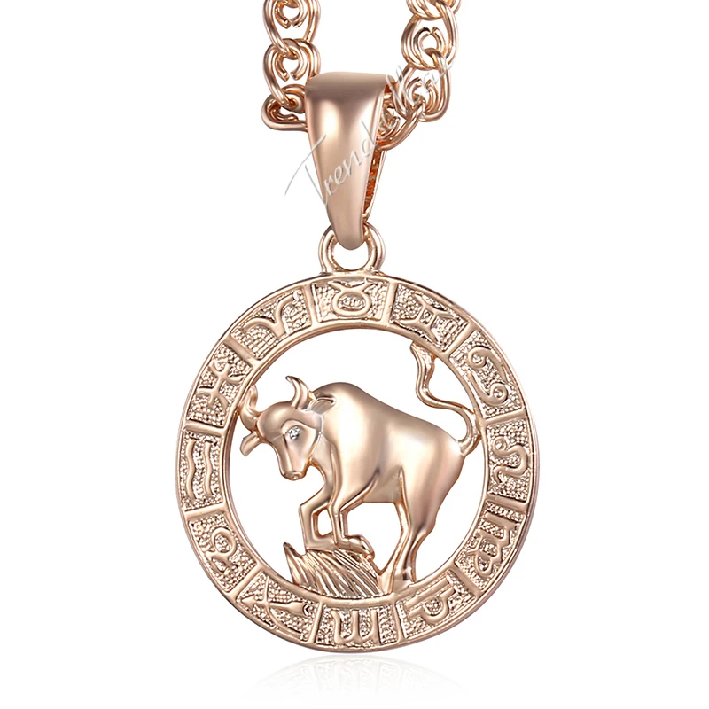 Taurus Pendant Necklace For Women Men 