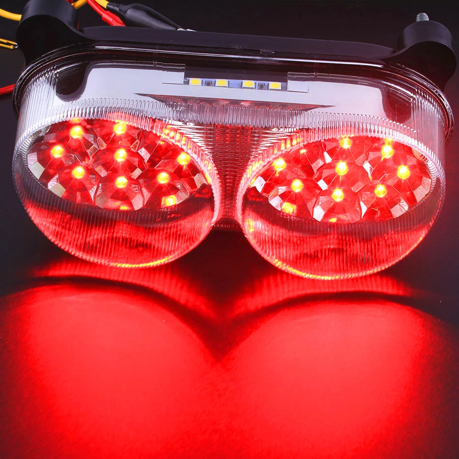 For KAWASAKI NINJA ZX9R 1998 1999 2000 2001 2002 2003 LED Turn Signals Tail Light Motorcycle Accessories White
For KAWASAKI NINJA ZX9R 1998 1999 2000 2001 2002 2003 LED Turn Signals Tail Light Motorcycle Accessories White
