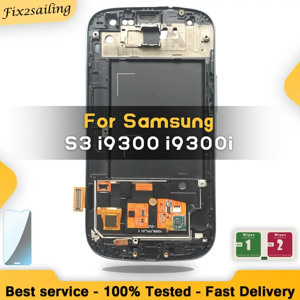 For Samsung Galaxy S3 lcd screen i9300 Super LCD Display lcd Tested touch screen Digitizer Assembly with Frame Free shipping
For Samsung Galaxy S3 lcd screen i9300 Super LCD Display lcd Tested touch screen Digitizer Assembly with Frame Free shipping