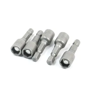 8 mm Magnetic Nut Driver Bit/Hex Socket 5pcs
