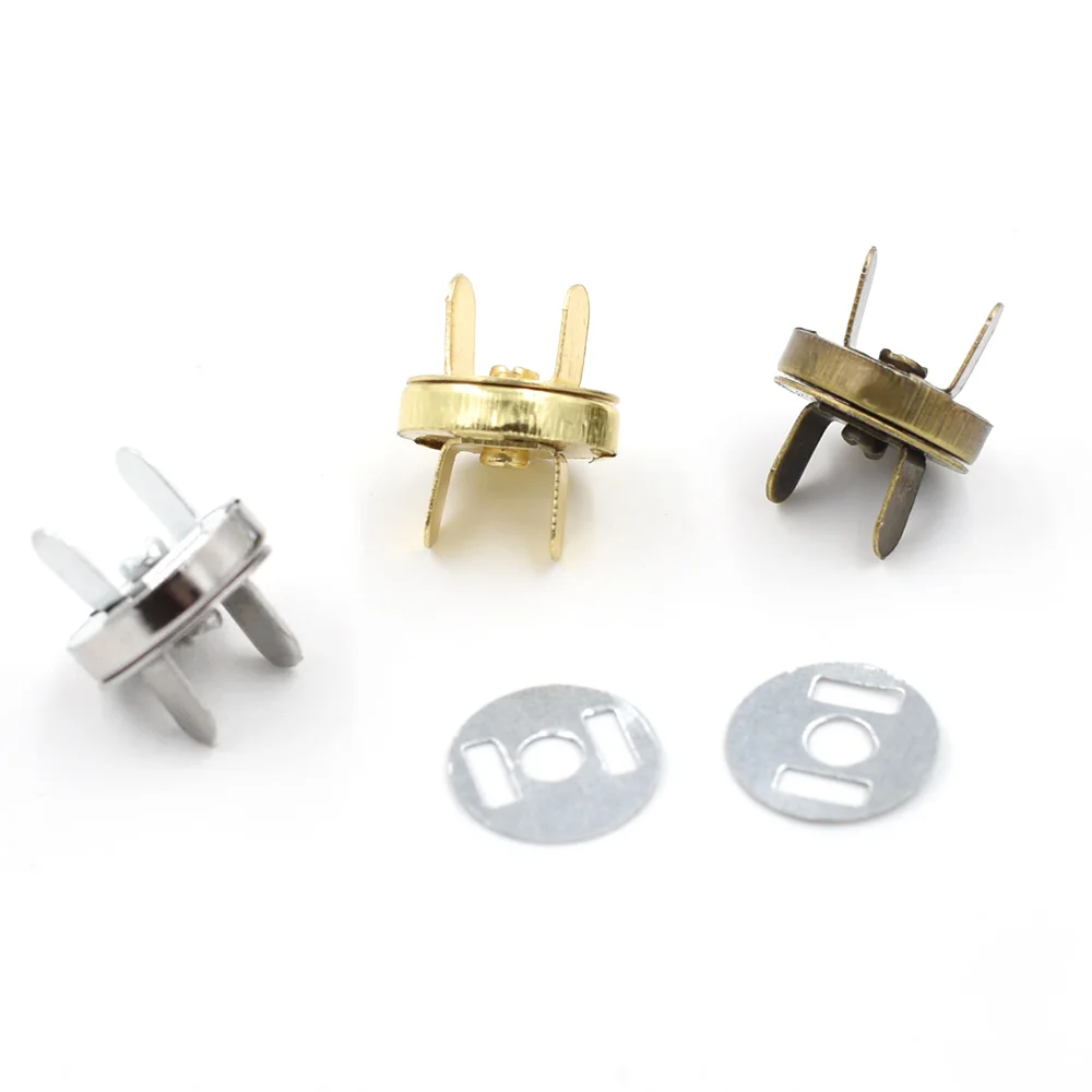 10 sets Strong magnetic Snaps faster Magnet clasp buckle Luggage buttons Two feet magnetic buckle Snap buttons