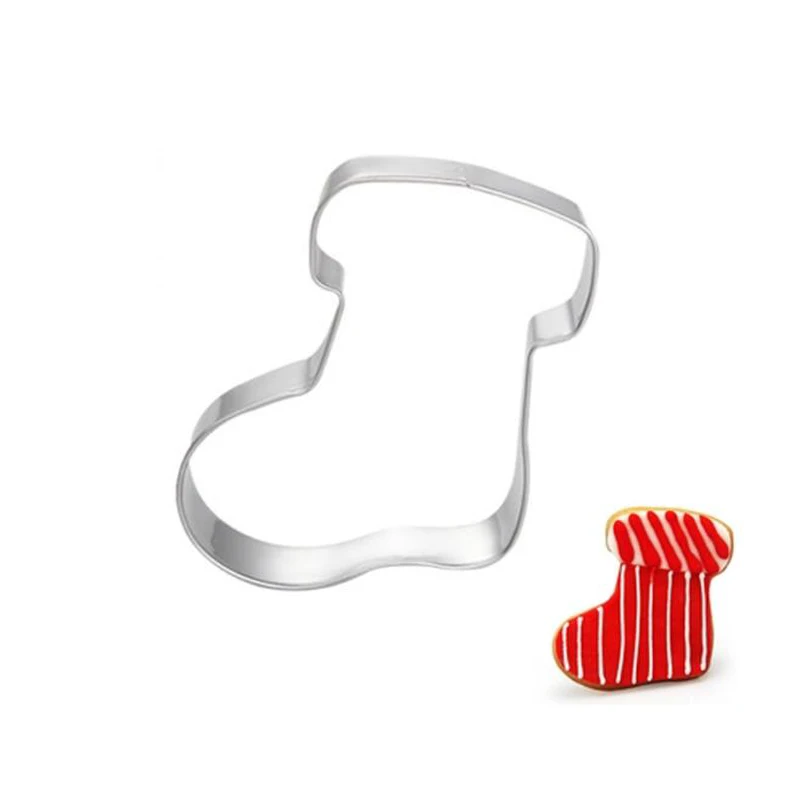 New Christmas Kitchen Alloy Tools Aluminum Cake Cookie Bakeware Mould Fondant Cookie Cutters Biscuit Mold Kitchen Diy Socks
New Christmas Kitchen Alloy Tools Aluminum Cake Cookie Bakeware Mould Fondant Cookie Cutters Biscuit Mold Kitchen Diy Socks
