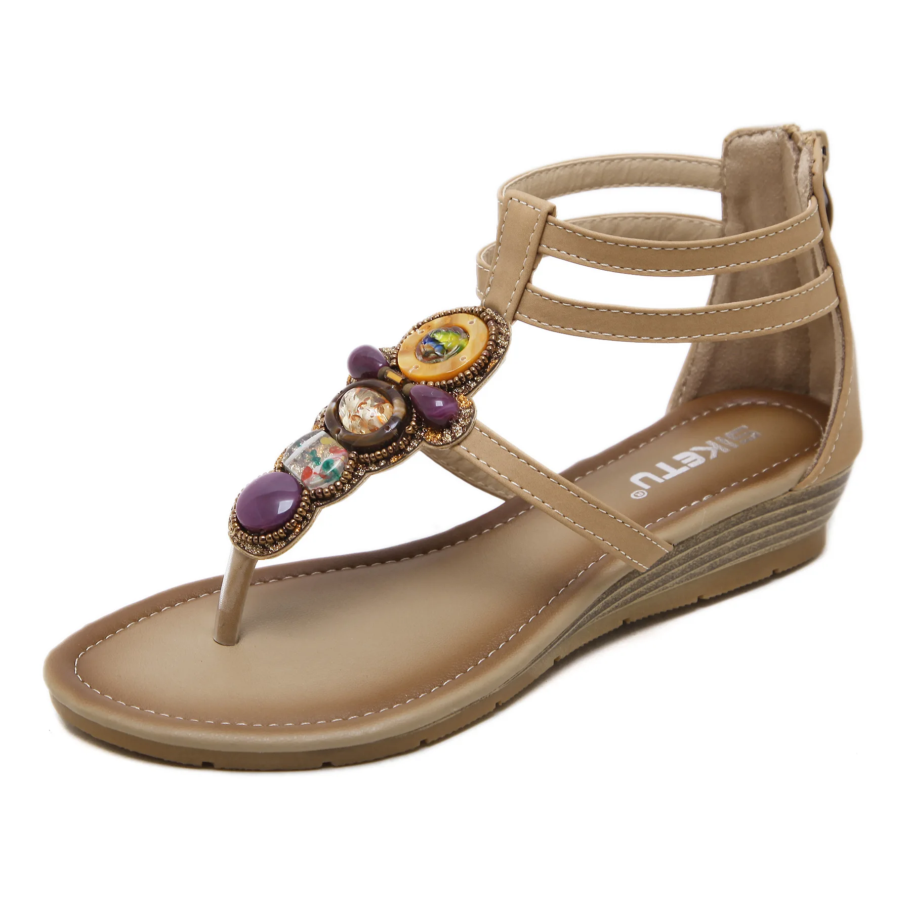 Size 35-43 Ethnic Bohemian Summer Woman Sandals 2019 String Bead Gladiator Sandals Women Ladies Wedges Sandals Casual Shoes
Size 35-43 Ethnic Bohemian Summer Woman Sandals 2019 String Bead Gladiator Sandals Women Ladies Wedges Sandals Casual Shoes