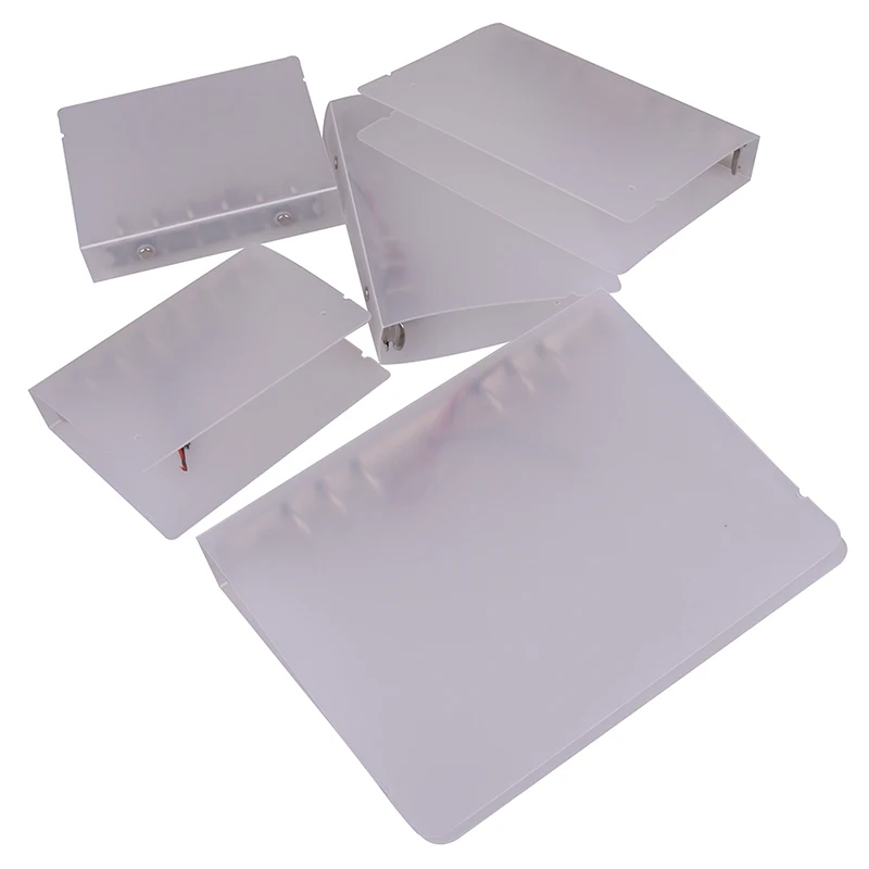 PVC A5 A6 A7 Spiral Notebook Cover Loose Diary Coil Ring Binder Filler Paper Seperate Planner Receive Bag Card Storage
PVC A5 A6 A7 Spiral Notebook Cover Loose Diary Coil Ring Binder Filler Paper Seperate Planner Receive Bag Card Storage