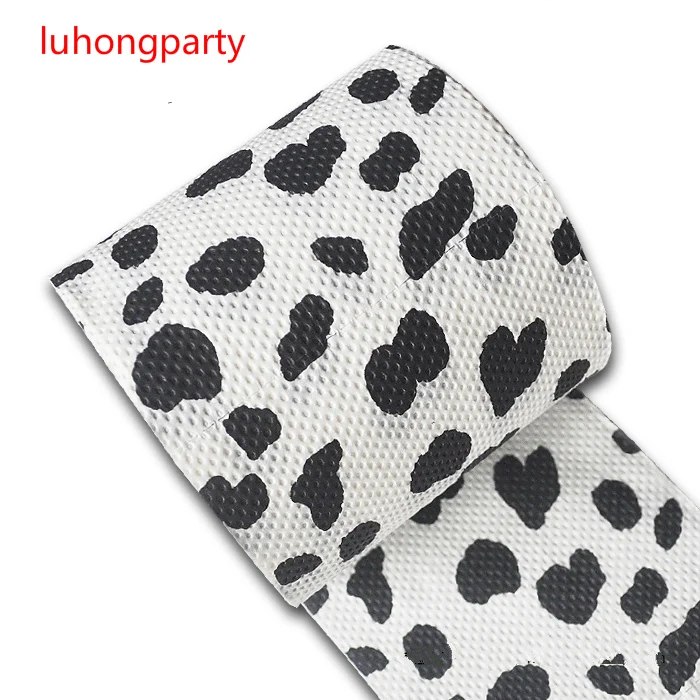 2Pack 30m/pack Black spots Printed Paper Toilet Tissues Roll Toilet Paper Novelty Toilet Tissue Wholesale
2Pack 30m/pack Black spots Printed Paper Toilet Tissues Roll Toilet Paper Novelty Toilet Tissue Wholesale