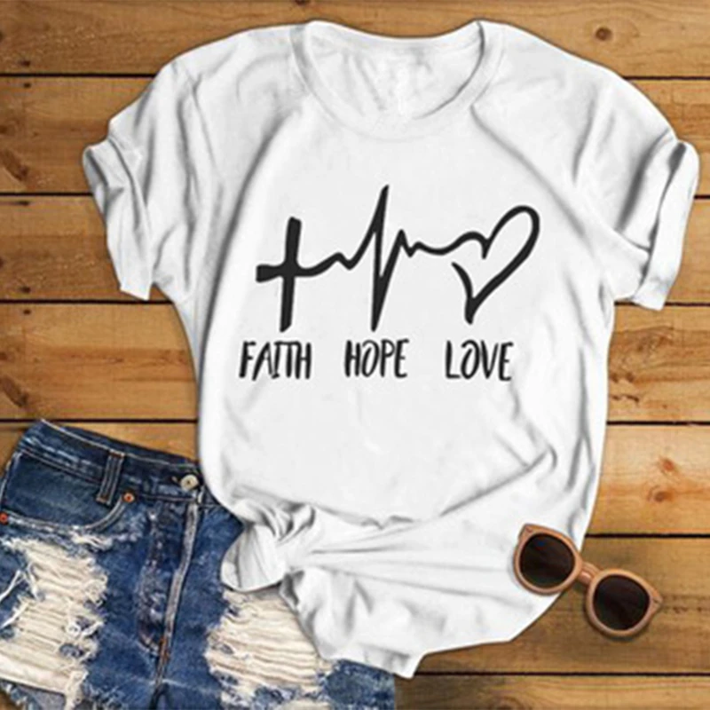 faith hope love T-Shirt 90s Women Summer Short Sleeve T Shirt O-Neck Casual Ladies Tee Valentine Tops grunge aesthetic tee
faith hope love T-Shirt 90s Women Summer Short Sleeve T Shirt O-Neck Casual Ladies Tee Valentine Tops grunge aesthetic tee