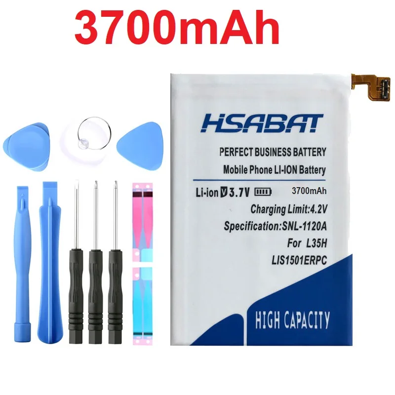HSABAT New 3900mAh LIS1501ERPC Battery For Sony Ericsson Xperia ZL L35H lt35i C6503 C6506 C6502 Battery
HSABAT New 3900mAh LIS1501ERPC Battery For Sony Ericsson Xperia ZL L35H lt35i C6503 C6506 C6502 Battery