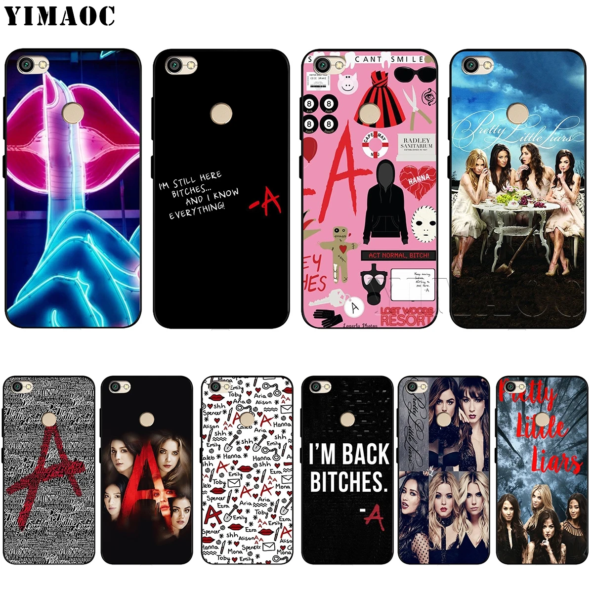 YIMAOC Pretty Little Liars Silicone Case for Xiaomi Redmi Note 4 4x 4a 5 5a 6 8 Pro Prime Plus
YIMAOC Pretty Little Liars Silicone Case for Xiaomi Redmi Note 4 4x 4a 5 5a 6 8 Pro Prime Plus