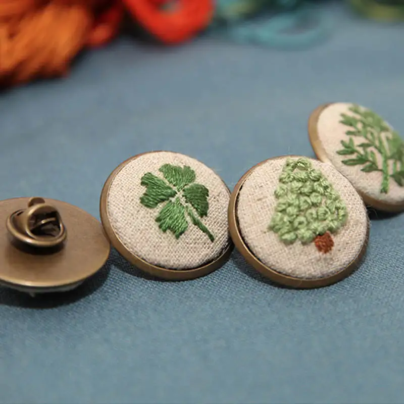 Embroidery Badge Making DIY Kit Handmade Craft DIY Supply Linen Cotton Butterfly Ladybird Pine Cypress Tree Pattern 25mm 1PC
Embroidery Badge Making DIY Kit Handmade Craft DIY Supply Linen Cotton Butterfly Ladybird Pine Cypress Tree Pattern 25mm 1PC
