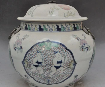 Old Antique Chinese Dynasty WuCai Porcelain Boy Lad Bottle Pot Crock Jar Statue
Old Antique Chinese Dynasty WuCai Porcelain Boy Lad Bottle Pot Crock Jar Statue