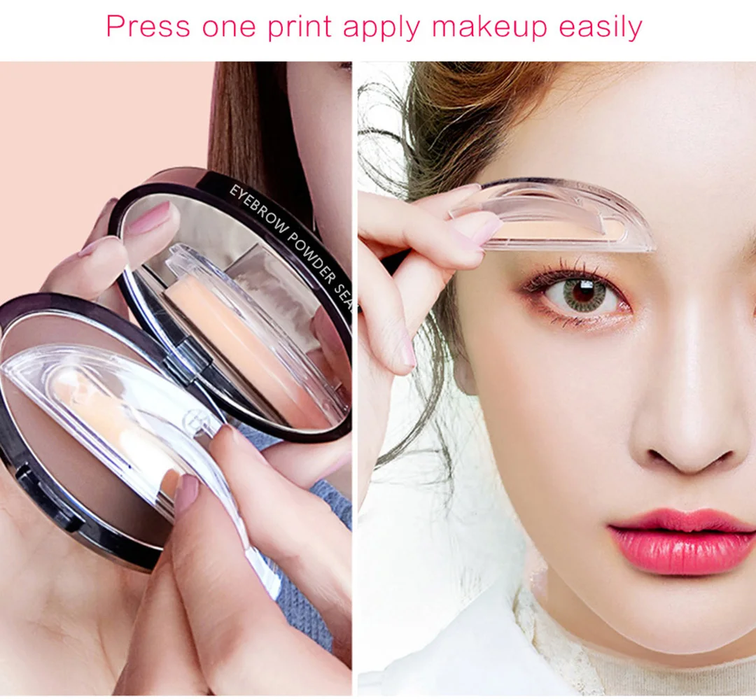 Fashion Eyebrow Template Stamp Sponge Stencils Eye Makeup 3 Natural Brow Type Lazy Quick Make up Seal Cream Professional Eyebrow
Fashion Eyebrow Template Stamp Sponge Stencils Eye Makeup 3 Natural Brow Type Lazy Quick Make up Seal Cream Professional Eyebrow