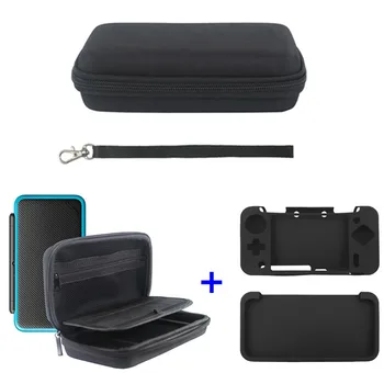 Nylon Hard Protective Carrying Case Cover Handle Bag For Nintendo New 2DS LL/XL Game Console Travel Storage Bag+Silicone Case
Nylon Hard Protective Carrying Case Cover Handle Bag For Nintendo New 2DS LL/XL Game Console Travel Storage Bag+Silicone Case
