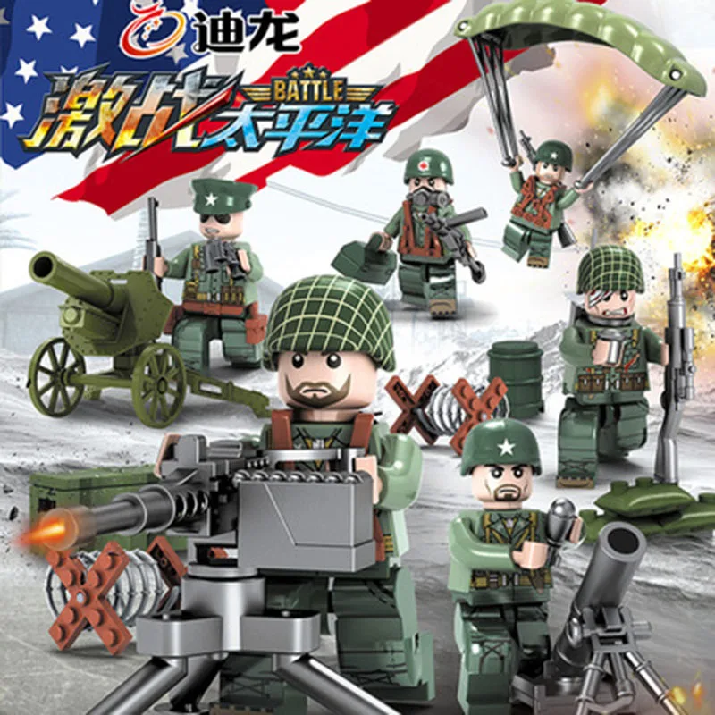 New LegoINGlys Military Pacific Theater of Operation Commander Corpsman Rangers paratroopers cannoneer Invalid Blocks Toys Gift
New LegoINGlys Military Pacific Theater of Operation Commander Corpsman Rangers paratroopers cannoneer Invalid Blocks Toys Gift