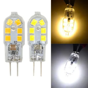 

5pcs/set G4 LED Bulb, Bi-Pin Base, 20W Halogen Bulb Equivalent, DC 12 Volt, Warm White /White 3000K,6000k 360 Degree