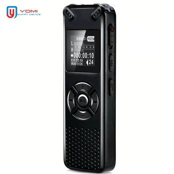 Digital Voice Recorder 1536Kbps Mini Recording Pen 8G Dictaphone Voice Activated Portable Audio Recording Music MP3 Player
Digital Voice Recorder 1536Kbps Mini Recording Pen 8G Dictaphone Voice Activated Portable Audio Recording Music MP3 Player