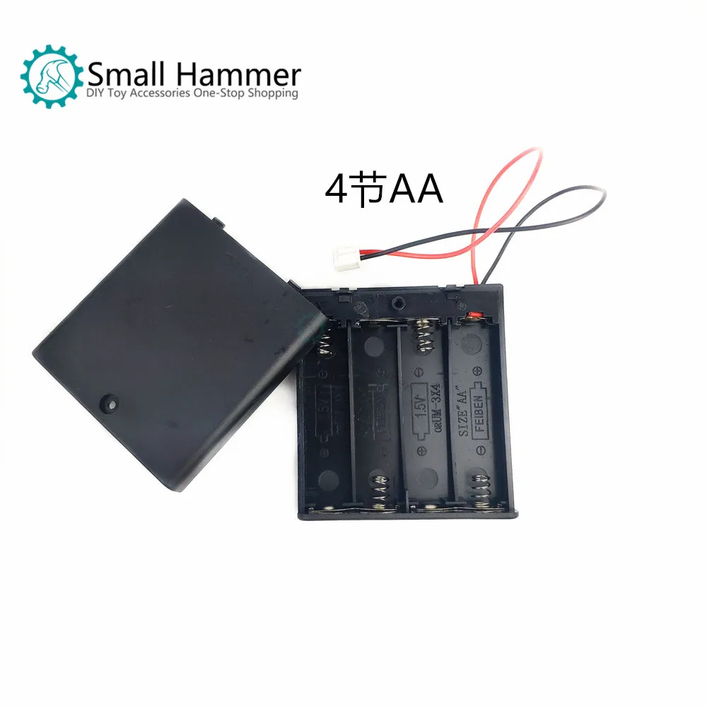 Battery box AA5 2/3/4 section with cover battery box with XH2.54 plug 6V power box
Battery box AA5 2/3/4 section with cover battery box with XH2.54 plug 6V power box