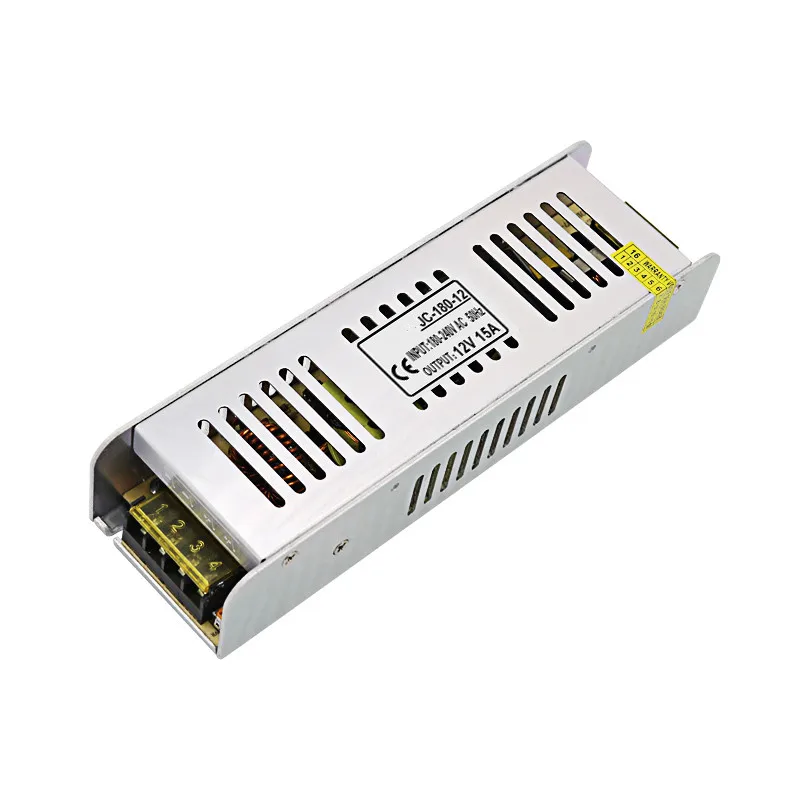 DuoWeiSi 3D Printer Parts 12V 15A 180W long power supply Long strip small size LED aluminum shell switching power supply
DuoWeiSi 3D Printer Parts 12V 15A 180W long power supply Long strip small size LED aluminum shell switching power supply