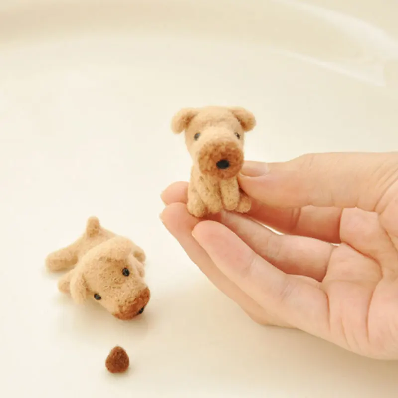 Felt Craft Non Finished Silly Dog Felting Poked Free Shipping Handcraft Wool Felt Poked Set DIY Dogs Felt for Needle Material
Felt Craft Non Finished Silly Dog Felting Poked Free Shipping Handcraft Wool Felt Poked Set DIY Dogs Felt for Needle Material