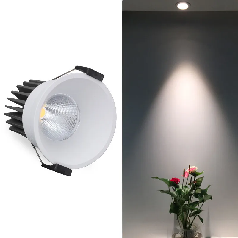 Narrow border Dimmable Embedded Anti-glare Led COB Ceiling Recessed downlight 7w 12w LED wall wash light Hotel Villa Lighting
Narrow border Dimmable Embedded Anti-glare Led COB Ceiling Recessed downlight 7w 12w LED wall wash light Hotel Villa Lighting