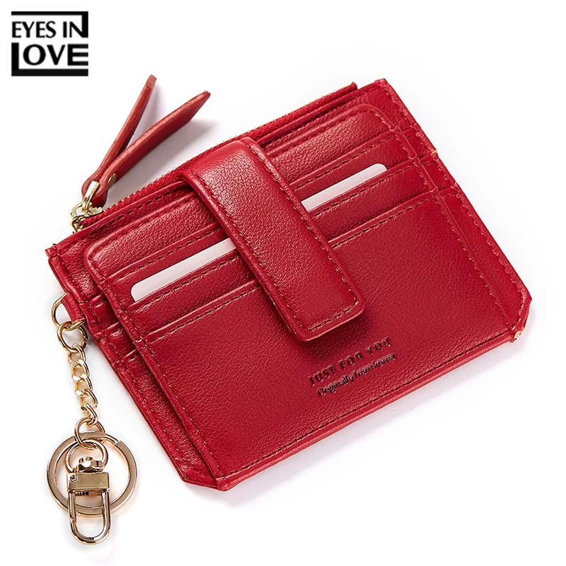 EYES IN LOVE Multi-Function Key Chain Card Holder For Women Credit Card Wallet Female Coin Purse Ladies ID Card Purses Small Bag
EYES IN LOVE Multi-Function Key Chain Card Holder For Women Credit Card Wallet Female Coin Purse Ladies ID Card Purses Small Bag