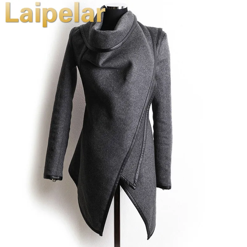 New Autumn Winter Trench Coat Women Irregular Collar Lapel Side Zipper Woolen Coat Women Loose Sweater Outwear Plus Size
New Autumn Winter Trench Coat Women Irregular Collar Lapel Side Zipper Woolen Coat Women Loose Sweater Outwear Plus Size