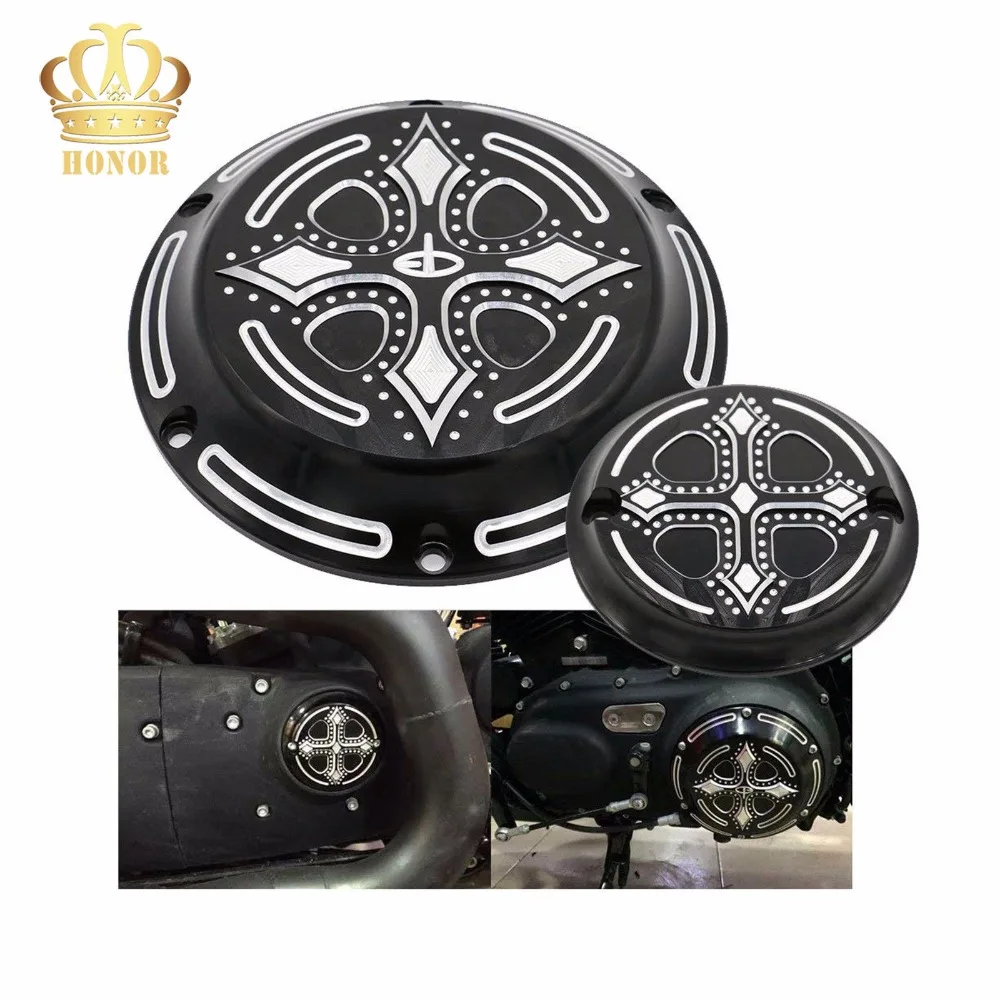 Dark Fashion Cross Engine Derby Timer Cover For Harley Sportster XL883 1200 48
Dark Fashion Cross Engine Derby Timer Cover For Harley Sportster XL883 1200 48