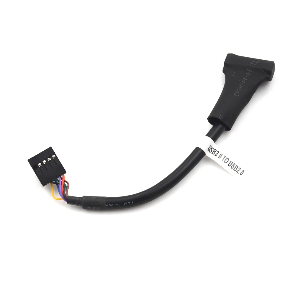 2019 1PC Black USB 2.0 9 Pin Housing Male To Motherboard USB 3.0 20pin Female Adaptor Cable Adapter for PC Computer
2019 1PC Black USB 2.0 9 Pin Housing Male To Motherboard USB 3.0 20pin Female Adaptor Cable Adapter for PC Computer