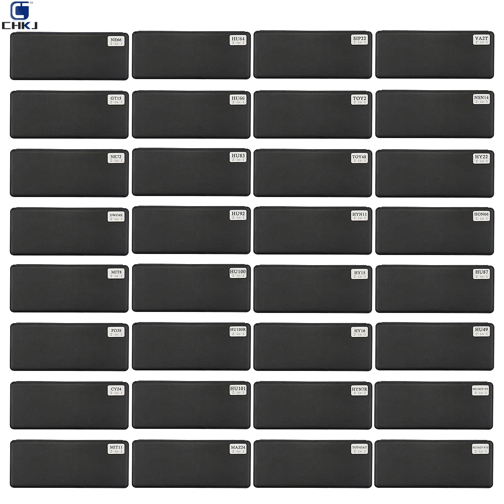 CHKJ LiShi 2 in 1 Locksmith Tools HY22 HON66 HU83 HU49 FO38 HU100 TOY48 HU162T(10) SIP22 HU101 HU66 For All Types
CHKJ LiShi 2 in 1 Locksmith Tools HY22 HON66 HU83 HU49 FO38 HU100 TOY48 HU162T(10) SIP22 HU101 HU66 For All Types