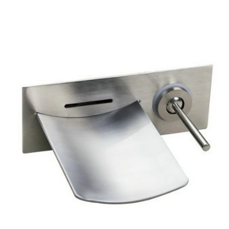 New Arrival Wall Mounted Single Handle Shower Tub Faucet Mixer Tap Brush Nickle 
New Arrival Wall Mounted Single Handle Shower Tub Faucet Mixer Tap Brush Nickle