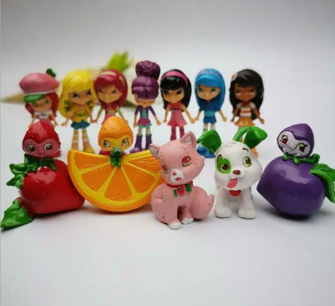 30PCS/lote lot sweel girl dolls strawberry heart cartoon fruit model animal girls toys birthday gift home decor action figures
30PCS/lote lot sweel girl dolls strawberry heart cartoon fruit model animal girls toys birthday gift home decor action figures