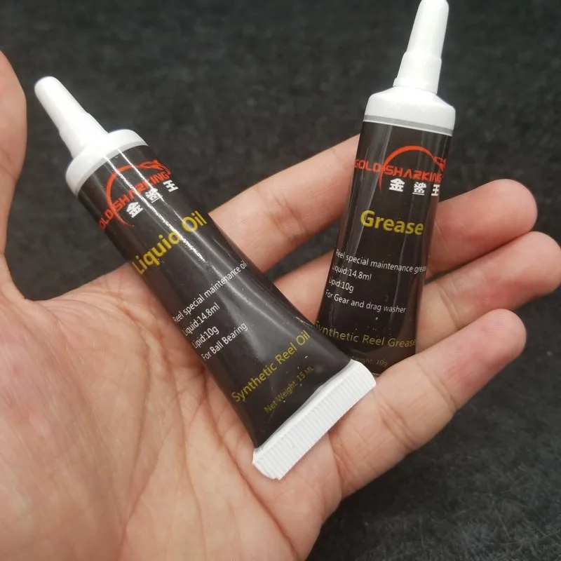2Pcs/Set Fishing Reel Oil Reel Grease + Liquid Oil lubricant Bearing Maintenance Repair Kits Tool Combination A35
2Pcs/Set Fishing Reel Oil Reel Grease + Liquid Oil lubricant Bearing Maintenance Repair Kits Tool Combination A35